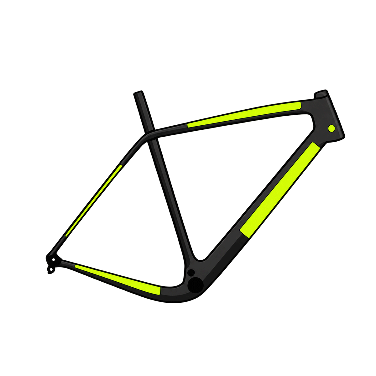 Ochranný polep gravel a cestného bicykla 30 % pokrytie s aplikáciou 1 ochranný polep gravel a cestného bicykla 30 %