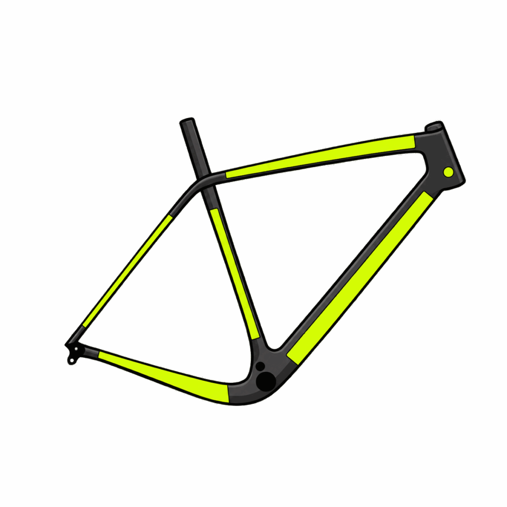 ochranný polep gravel a cestného bicykla 60 %